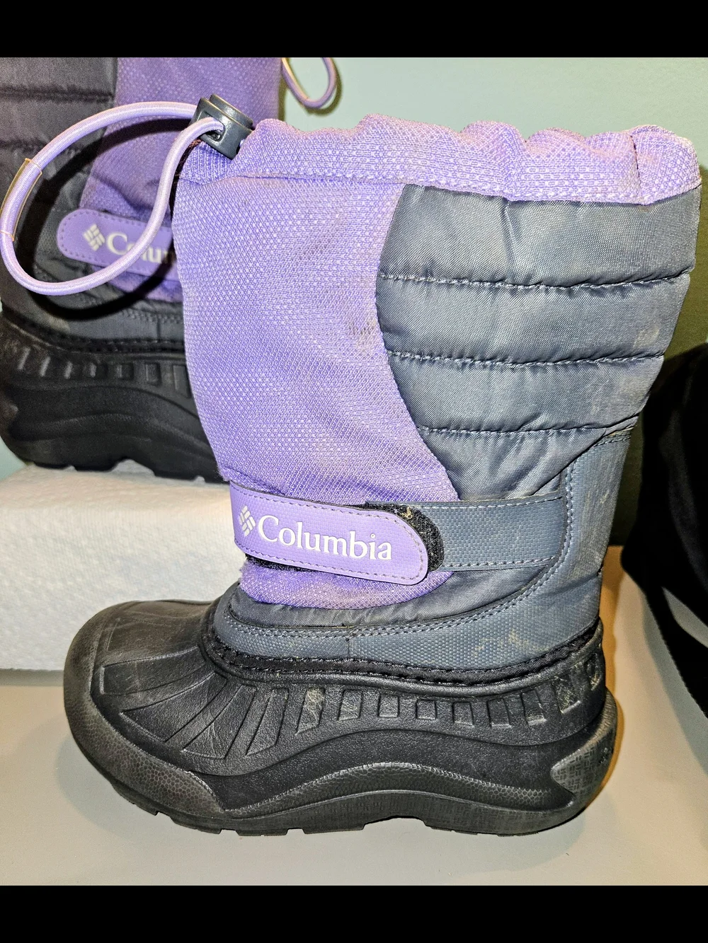 Columbia Kids Purple Winter Snow Boots